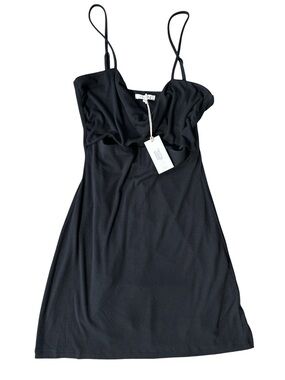 Z Supply Black Wanderlust Ribbed Coverup/Dress with Adjustable Straps. Small